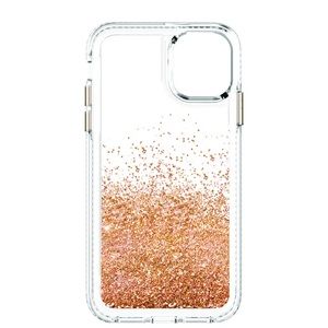 Clear Bronze Liquid Glitter iPhoneXR/11 Case NWT